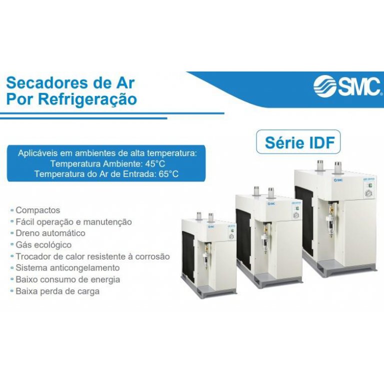 Secador de ar comprimido smc