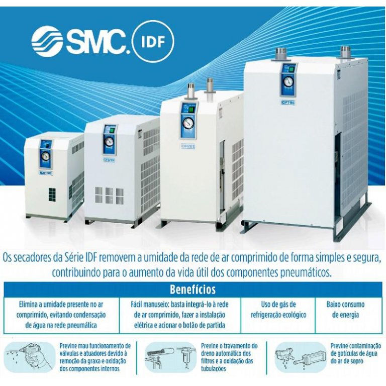 Secador de ar comprimido smc